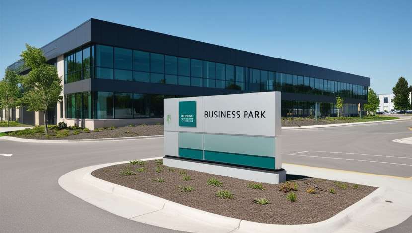 Визуализация офиса или бизнес-центра